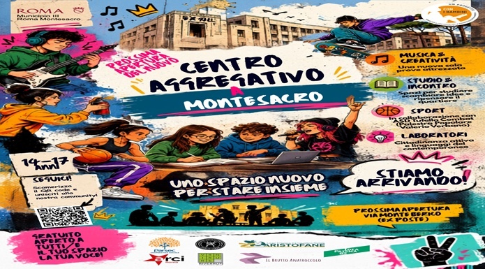 PROSSIMA APERTURA NUOVO CENTRO AGGREGATIVO A MONTESACRO