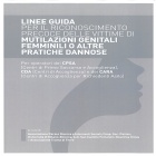 Linee Guida per il riconoscimento precoce delle vittime di mutilazioni genitali femminili o altre pratiche dannose