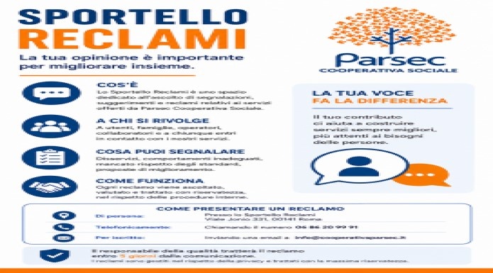 Reclami, disservizi e non conformità